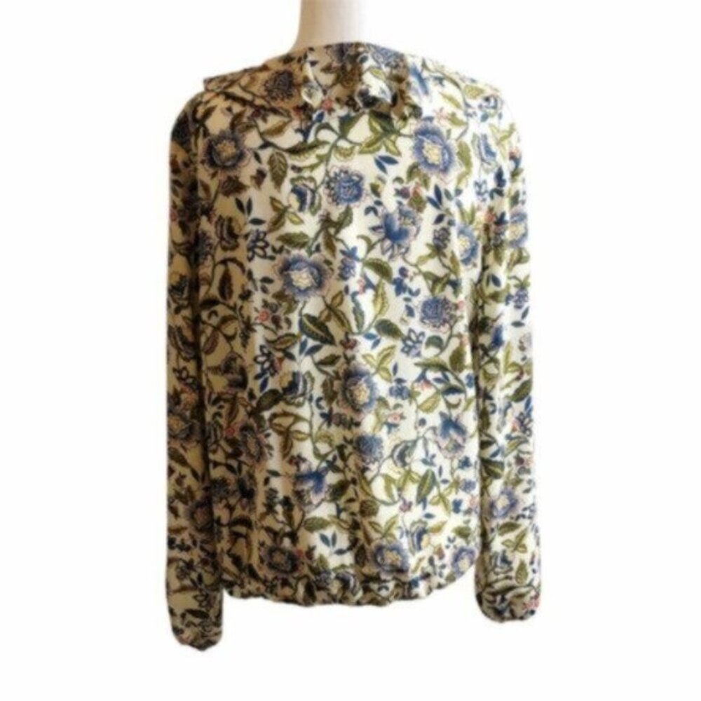 W5 Floral Ruffle Blouse Large - Picture 5 of 9